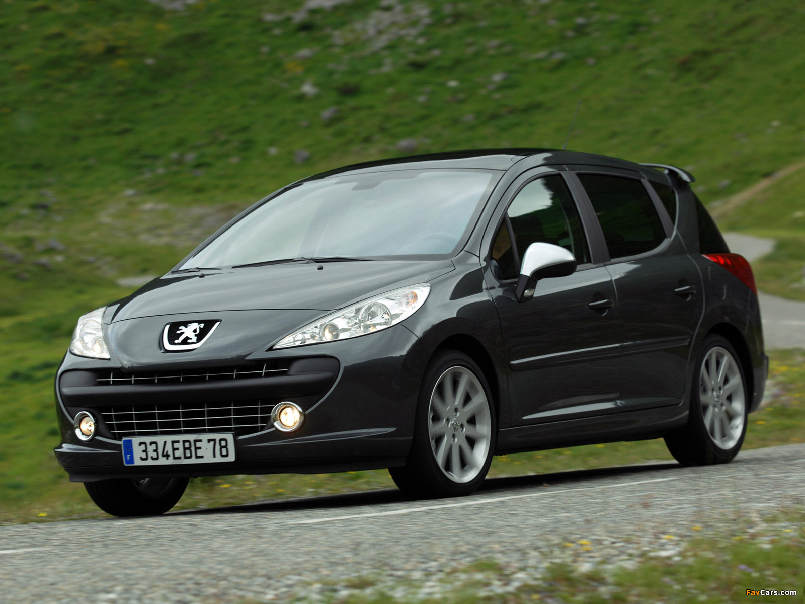 Peugeot 207 RC SW 2008–09 wallpapers (1600 x 1200)