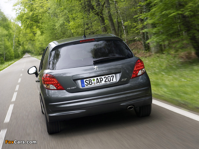 Peugeot 207 5-door 2009–12 photos (640 x 480)