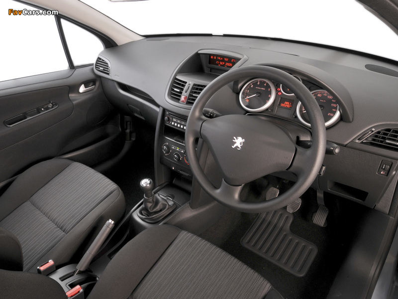 Peugeot 207 3-door ZA-spec 2009–10 photos (800 x 600)