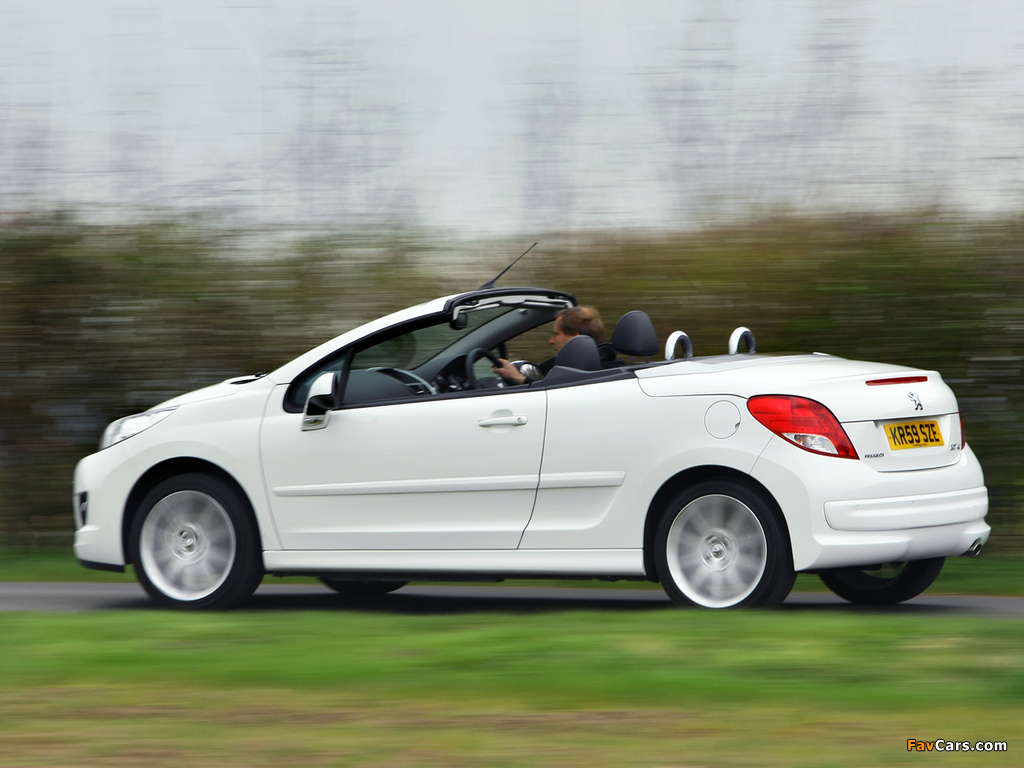 Peugeot 207 CC UK-spec 2009 pictures (1024 x 768)