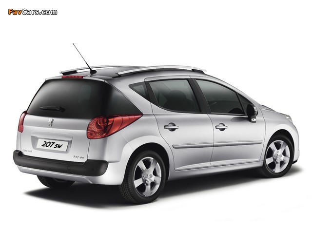 Peugeot 207 SW 2009–12 wallpapers (640 x 480)