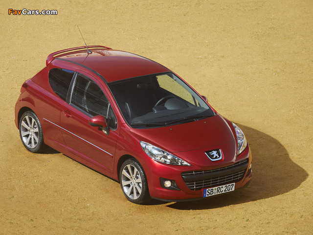 Peugeot 207 RC 2009 wallpapers (640 x 480)