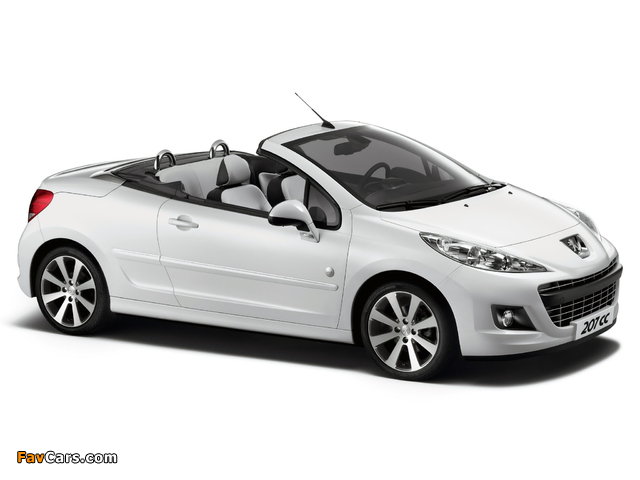 Peugeot 207 CC Roland Garros 2011 wallpapers (640 x 480)