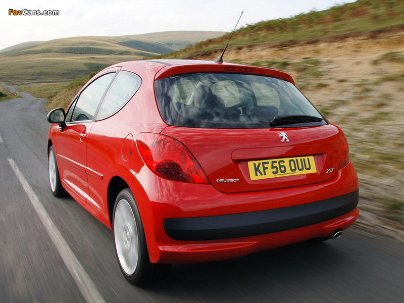 Photos of Peugeot 207 3-door UK-spec 2006–09 (800 x 600)