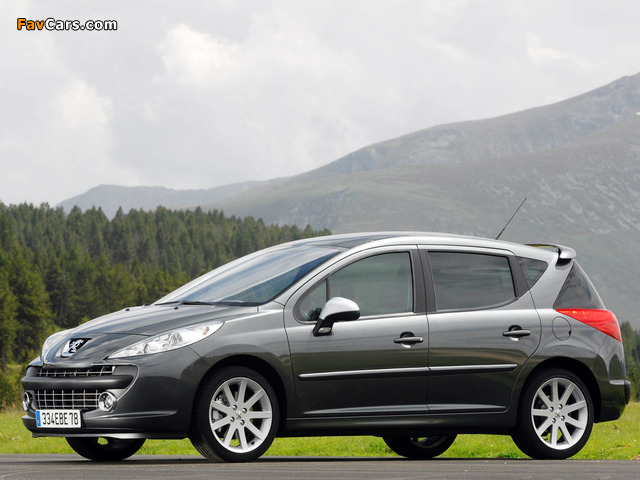 Photos of Peugeot 207 RC SW 2008–09 (640 x 480)