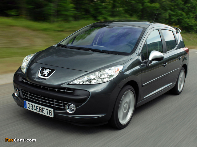 Photos of Peugeot 207 RC SW 2008–09 (640 x 480)