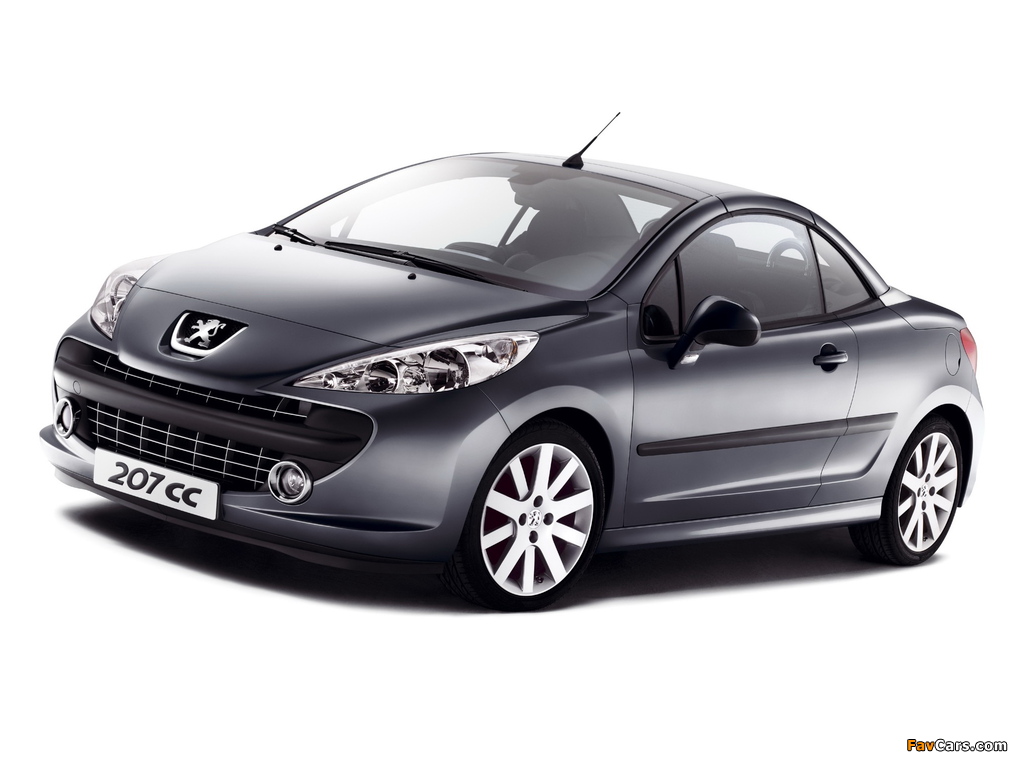 Pictures of Peugeot 207 CC 2007–09 (1024 x 768)