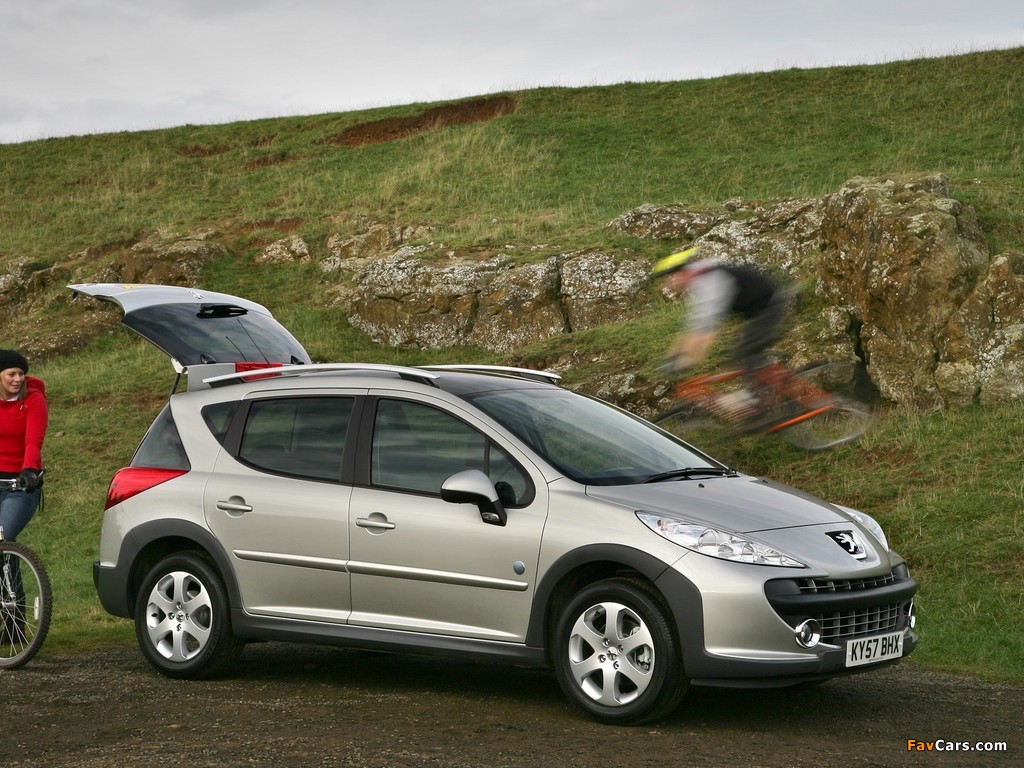 Pictures of Peugeot 207 SW Outdoor UK-spec 2007–09 (1024 x 768)