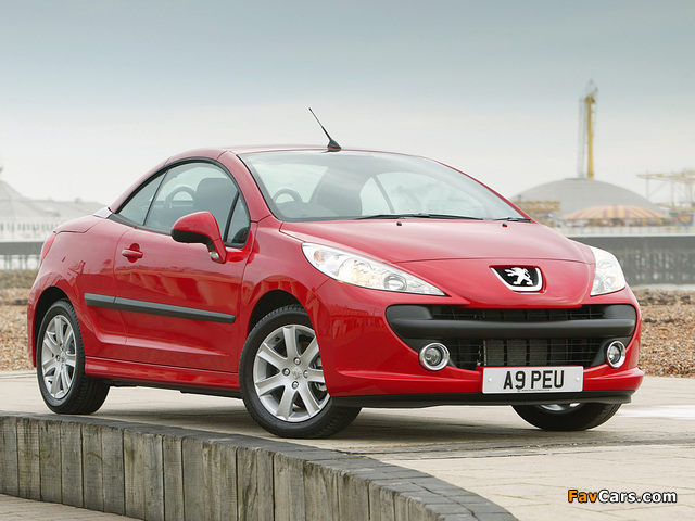 Pictures of Peugeot 207 CC UK-spec 2007–09 (640 x 480)