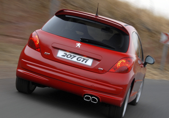 Pictures of Peugeot 207 GTi ZA-spec 2007–10