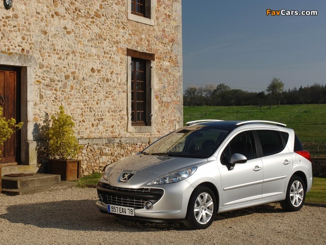 Peugeot 207 SW 2007–09 wallpapers (640 x 480)