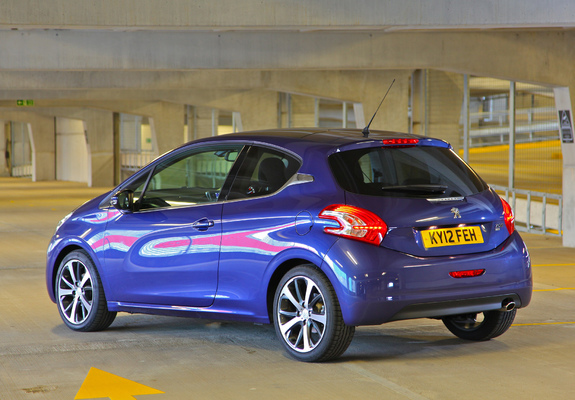 Peugeot 208 3-door UK-spec 2012 pictures