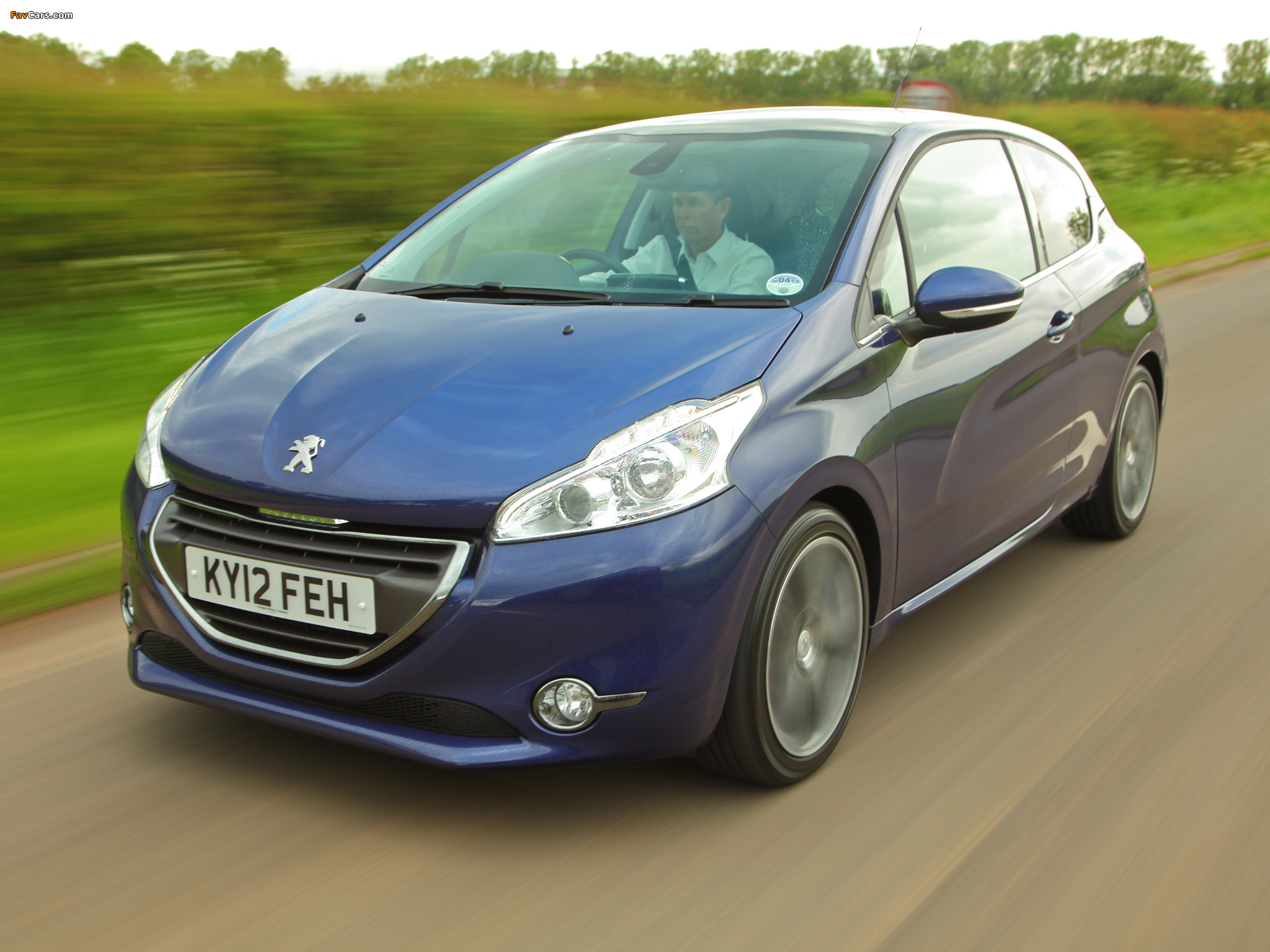 Peugeot 208 3-door UK-spec 2012 wallpapers (2048 x 1536)