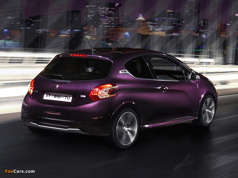 Peugeot 208 XY 3-door 2012 wallpapers (800 x 600)