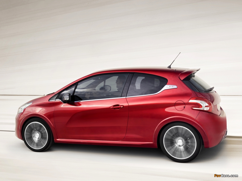 Peugeot 208 GTi Concept 2012 wallpapers (1024 x 768)