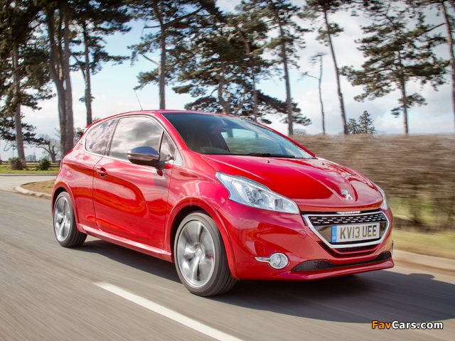 Peugeot 208 GTi UK-spec 2013 pictures (640 x 480)