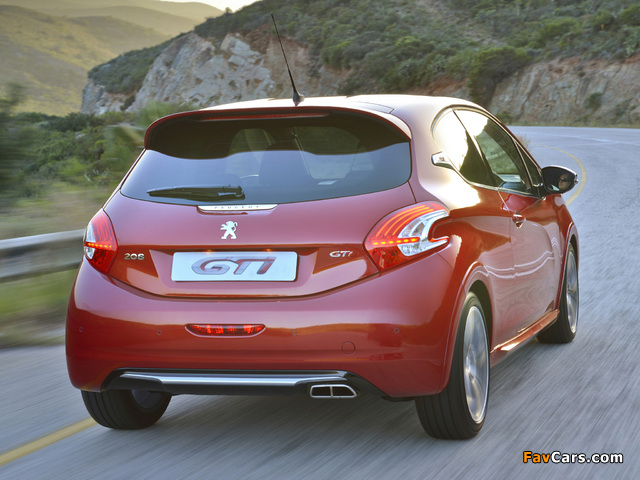 Peugeot 208 GTi ZA-spec 2013 pictures (640 x 480)