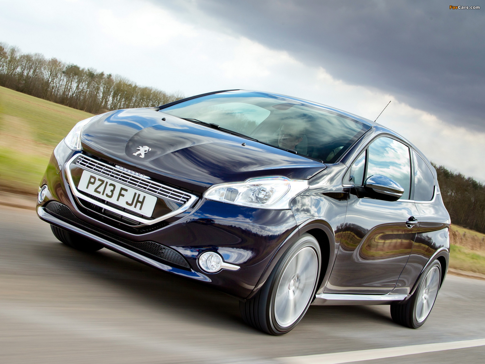 Peugeot 208 XY 3-door UK-spec 2013 wallpapers (1600 x 1200)