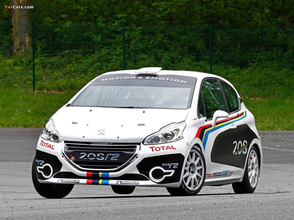 Peugeot 208 R2 2012 wallpapers (1024 x 768)