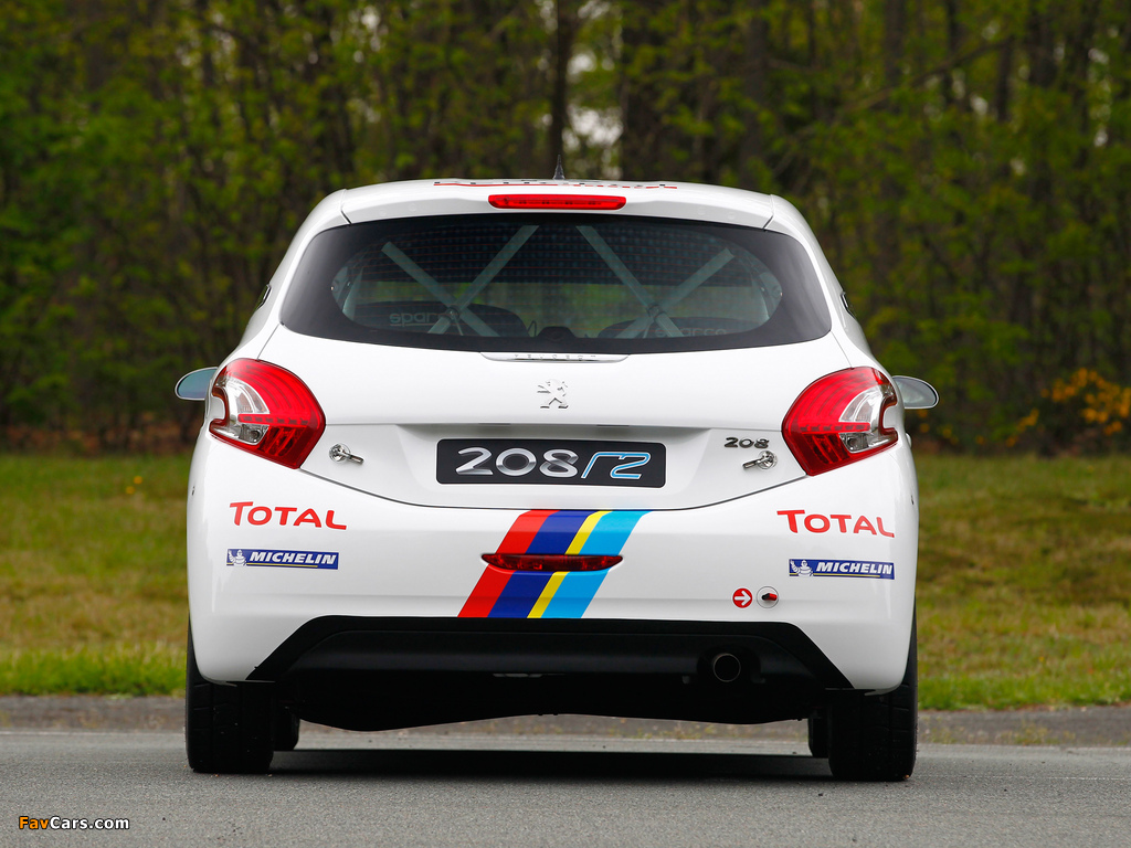 Peugeot 208 R2 2012 wallpapers (1024 x 768)