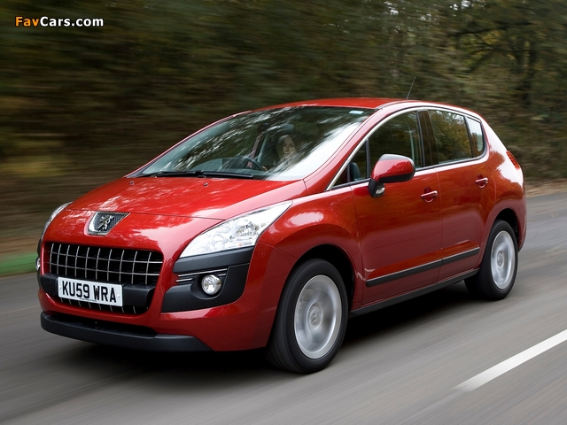 Images of Peugeot 3008 UK-spec 2009 (640 x 480)