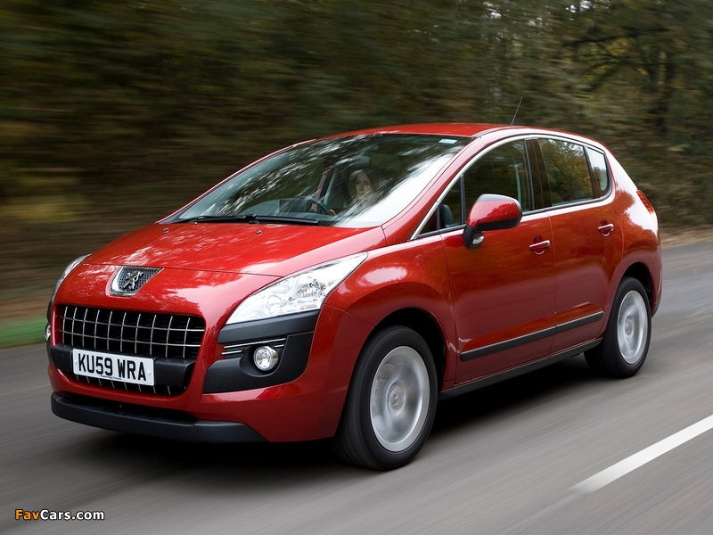 Images of Peugeot 3008 UK-spec 2009 (800 x 600)