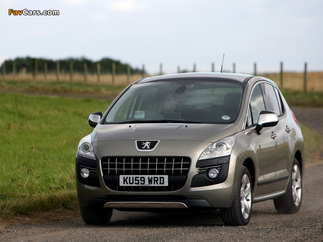 Images of Peugeot 3008 UK-spec 2009 (640 x 480)