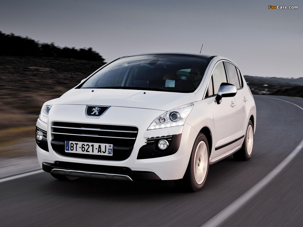 Images of Peugeot 3008 HYbrid4 2011 (1024 x 768)