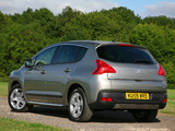 Peugeot 3008 UK-spec 2009 photos