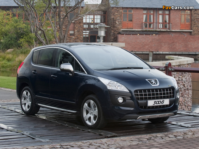 Peugeot 3008 ZA-spec 2010–13 pictures (640 x 480)