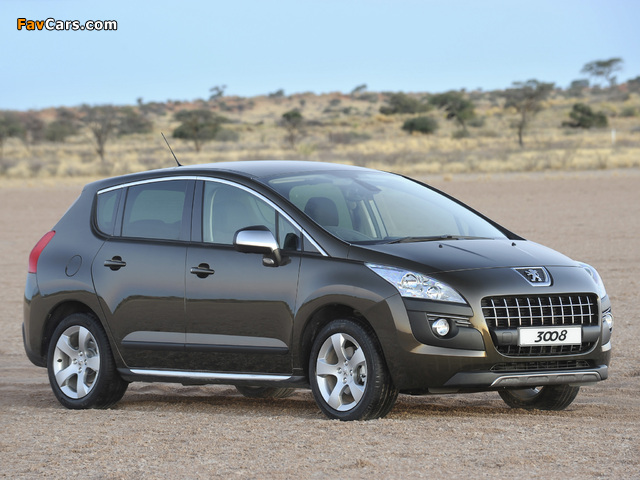 Photos of Peugeot 3008 ZA-spec 2010–13 (640 x 480)