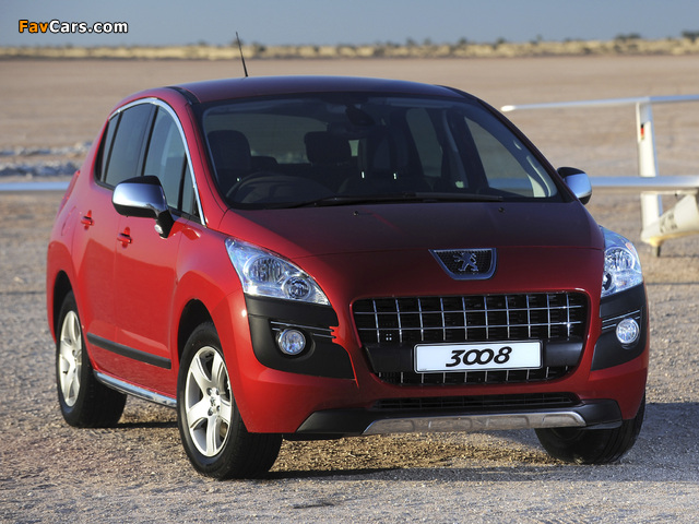 Pictures of Peugeot 3008 ZA-spec 2010–13 (640 x 480)