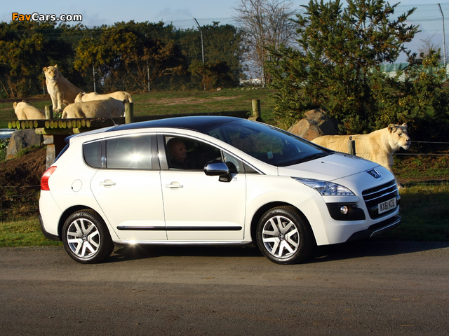 Pictures of Peugeot 3008 HYbrid4 UK-spec 2011 (640 x 480)
