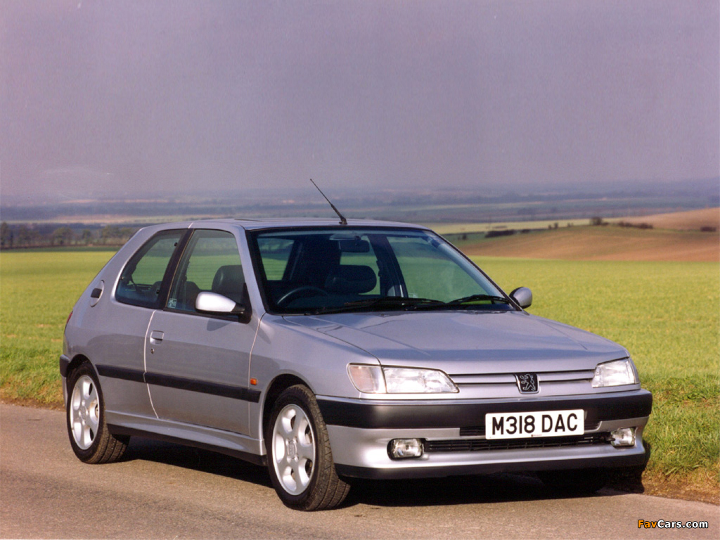 Images of Peugeot 306 S16 UK-spec 1993–97 (1024 x 768)