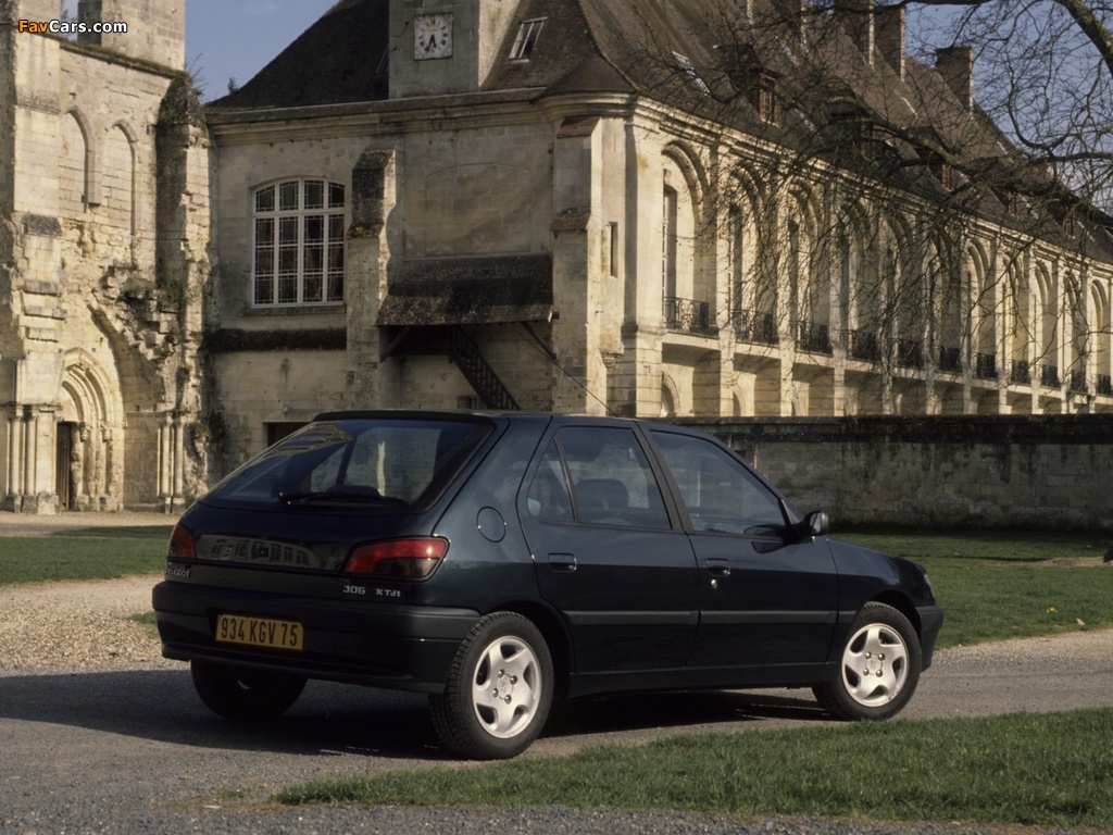 Peugeot 306 5-door 1993–97 images (1024 x 768)