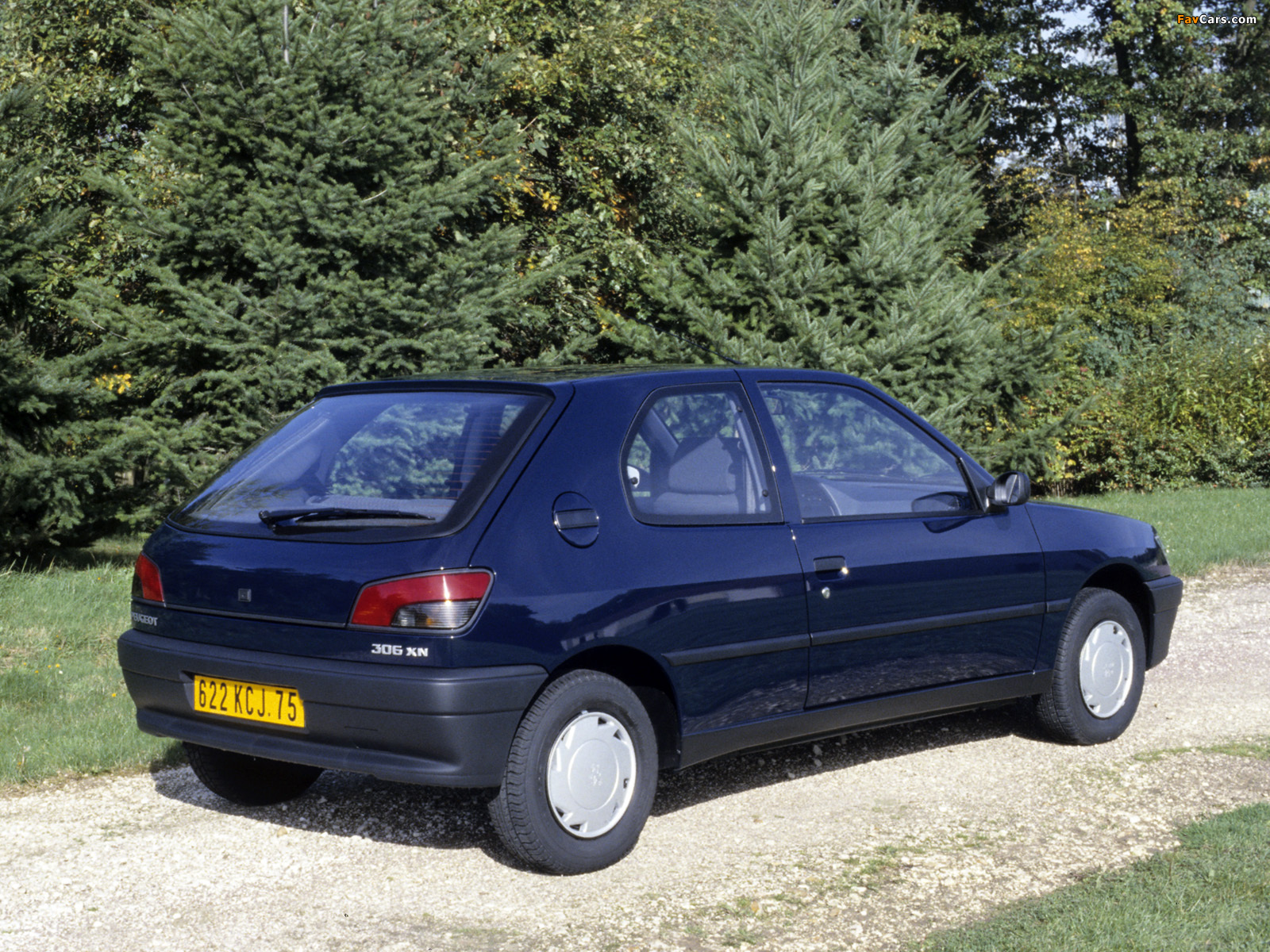 Peugeot 306 3-door 1993–97 wallpapers (1600 x 1200)