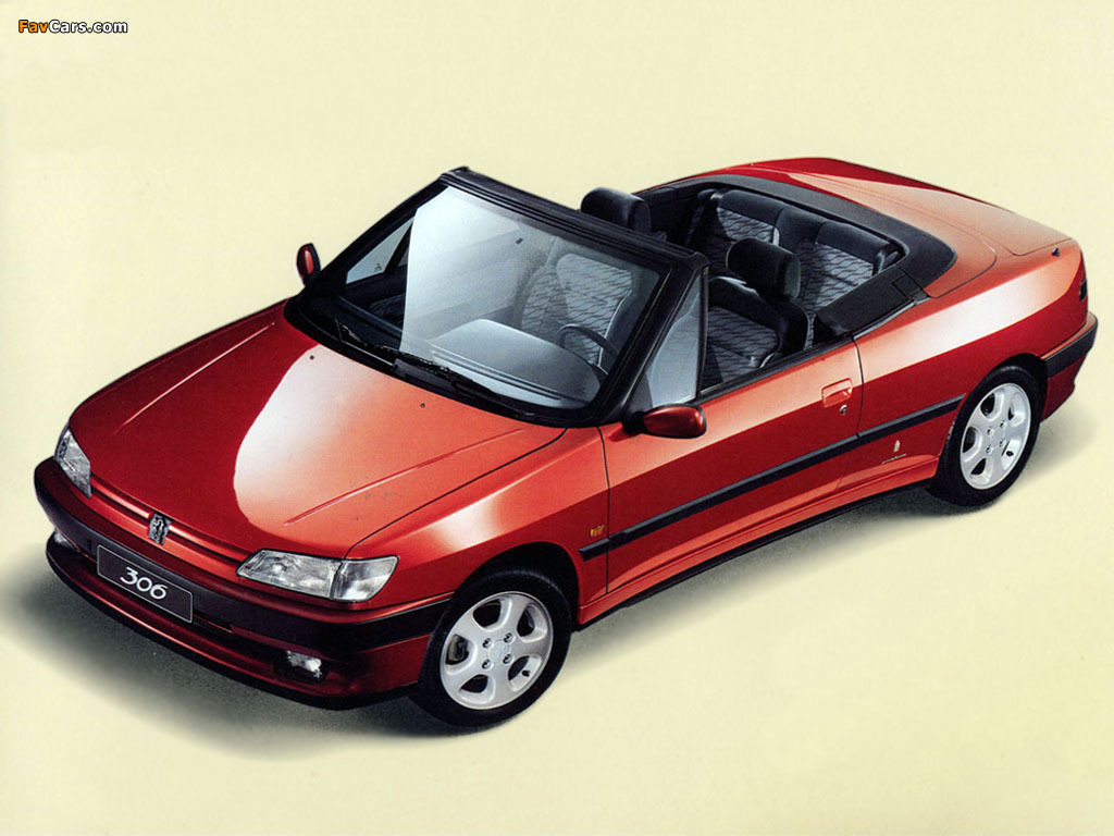 Peugeot 306 Cabriolet 1994–97 photos (1024 x 768)
