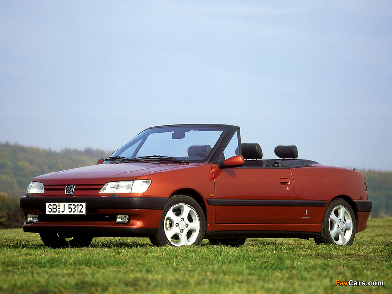 Peugeot 306 Cabriolet 1994–97 pictures (800 x 600)