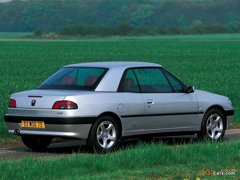 Peugeot 306 Cabriolet 1997–2002 photos (800 x 600)