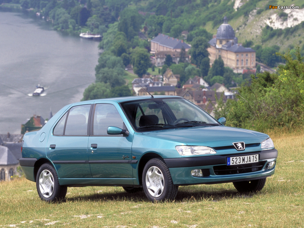 Peugeot 306 Sedan 1997–2000 pictures (1024 x 768)