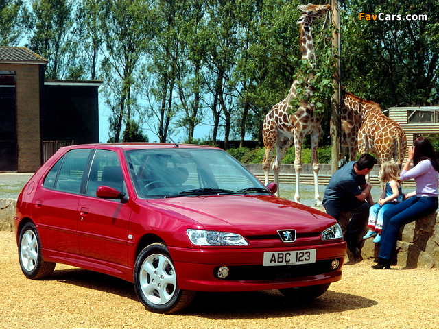 Peugeot 306 5-door 1997–2002 wallpapers (640 x 480)