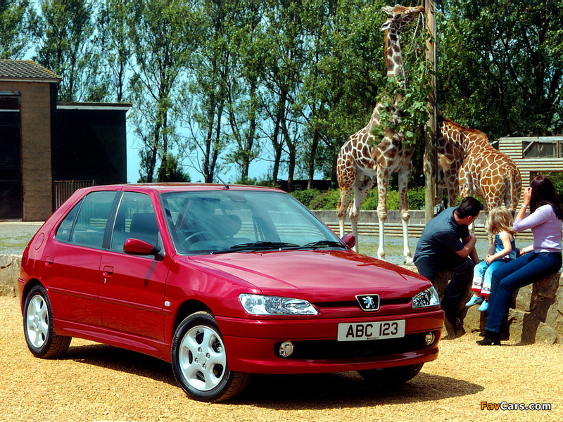 Peugeot 306 5-door 1997–2002 wallpapers (800 x 600)