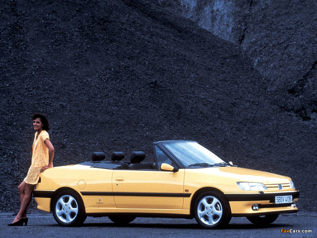 Photos of Peugeot 306 Cabriolet 1994–97 (1024 x 768)