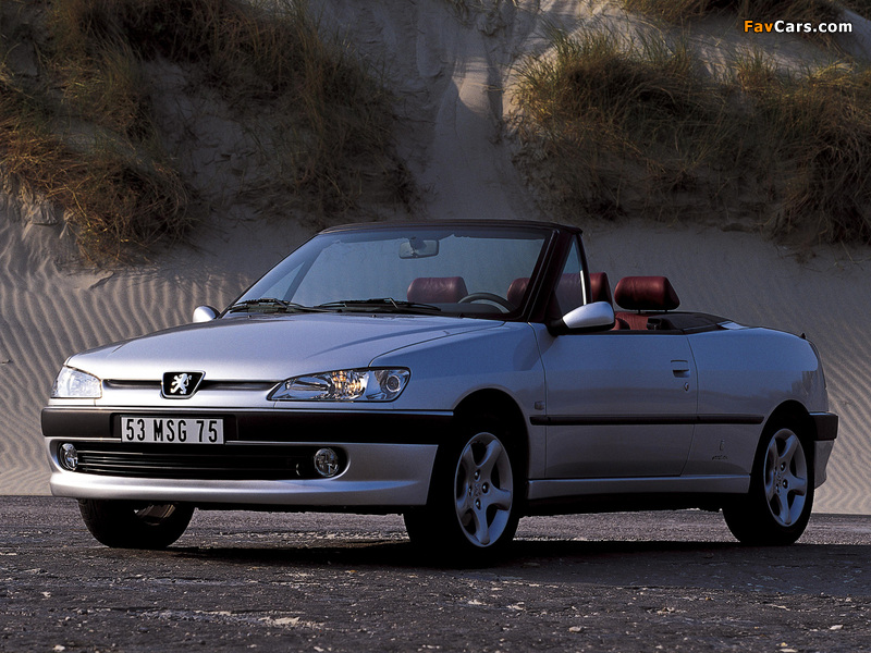Peugeot 306 Cabriolet 1994–97 wallpapers (800 x 600)