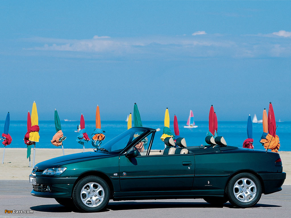 Peugeot 306 Cabriolet 1997–2002 wallpapers (1024 x 768)