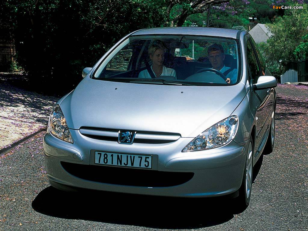 Images of Peugeot 307 3-door 2001–05 (1024 x 768)