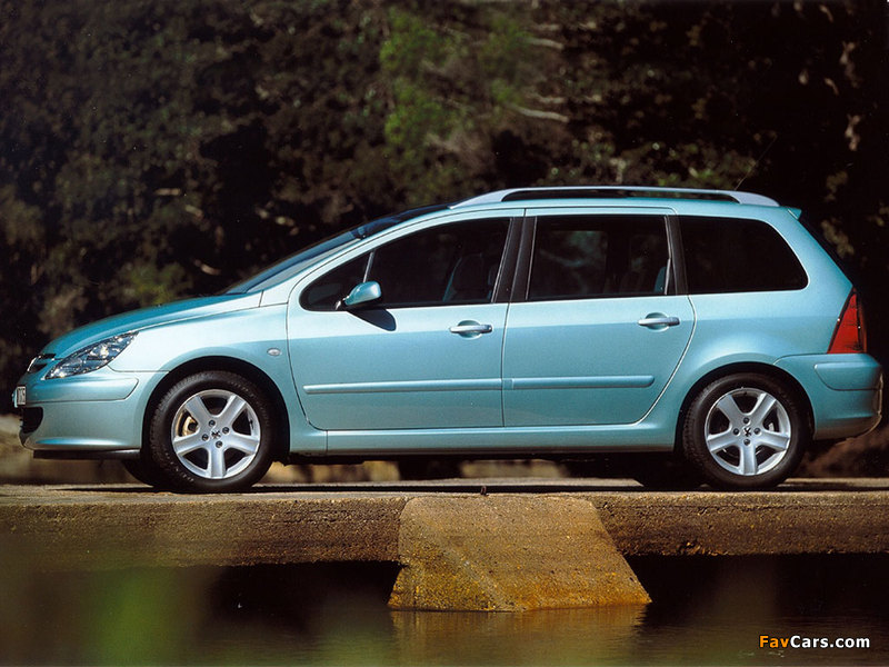 Peugeot 307 SW 2002–05 images (800 x 600)