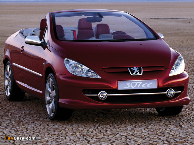 Peugeot 307 CC Concept 2002 pictures (640 x 480)