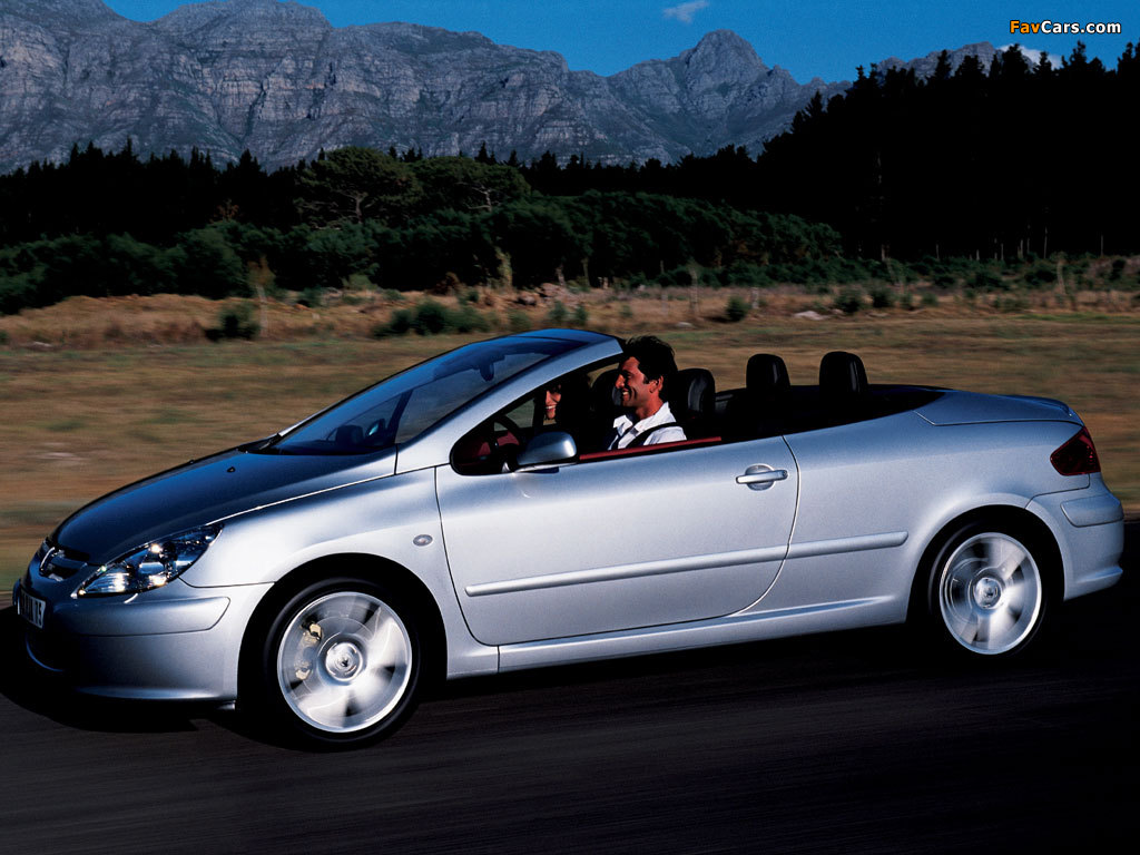 Peugeot 307 CC 2003–05 images (1024 x 768)