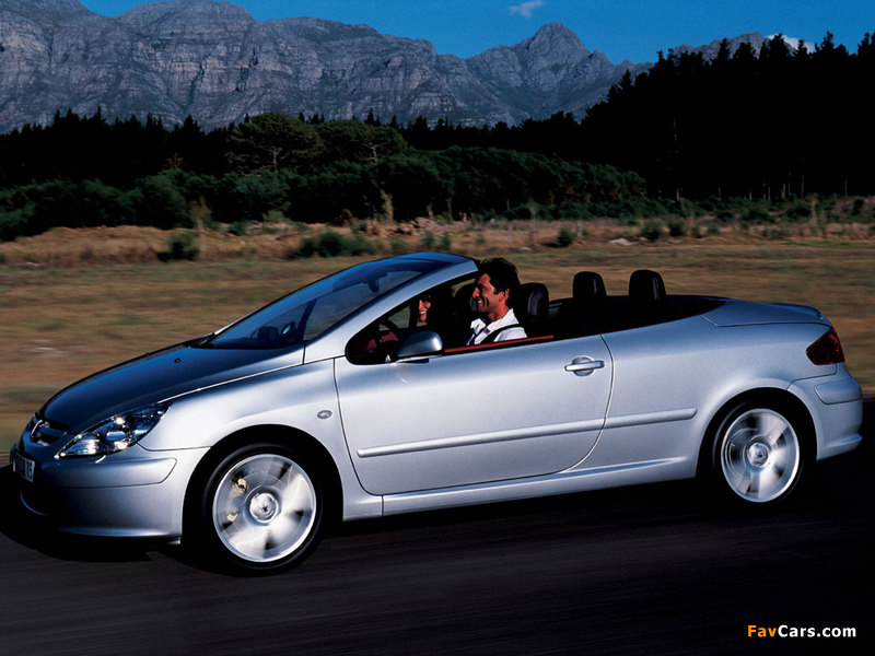 Peugeot 307 CC 2003–05 images (800 x 600)